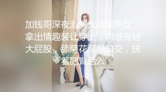 加钱哥深夜激情大战骚熟女，拿出情趣装让穿上，肉感身材大屁股，舔菊花深喉口交，扶着肥臀后入