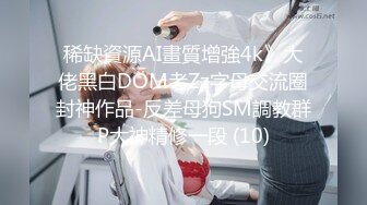 稀缺資源AI畫質增強4k》大佬黑白DOM老Zz字母交流圈封神作品-反差母狗SM調教群P大神精修一段 (10)