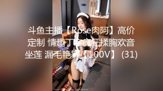 斗鱼主播【Rose肉阿】高价定制 情趣丁字疯狂揉胸欢音坐莲 漏毛艳舞【100V】 (31)